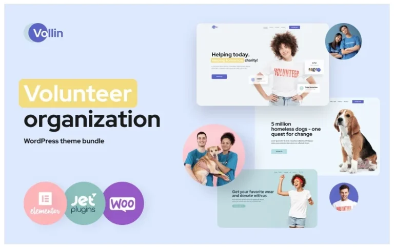 Vollin – Volunteer Organization WordPress Theme