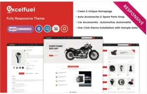 Excelfuel – The Automobile Store Responsive WooCommerce Theme