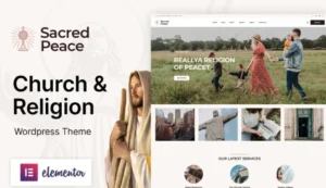 Sacred Peace – Religion and Church WordPress Theme